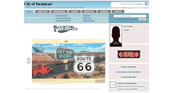 Desktop Screenshot of cityoftucumcari.com